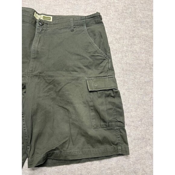 Cabela's Outdoors Military Green Cargo Shorts Khaki Outdoor 42 9.5" Inseam - Picture 2 of 8